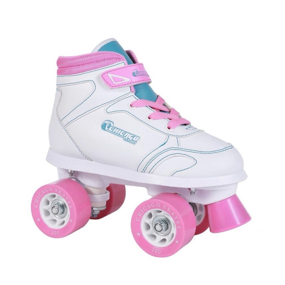 Chicago Sidewalk Skate in Pink/White